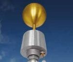 4" Heavy-Duty Aluminum Gold Ball Topper Finial - Image 4